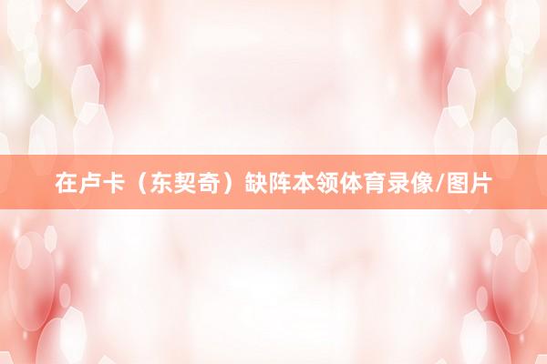 在卢卡（东契奇）缺阵本领体育录像/图片