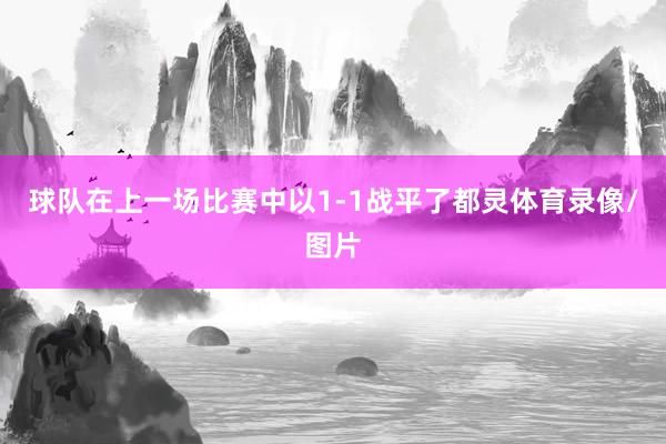 球队在上一场比赛中以1-1战平了都灵体育录像/图片