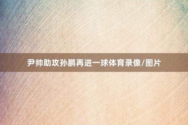 尹帅助攻孙鹏再进一球体育录像/图片