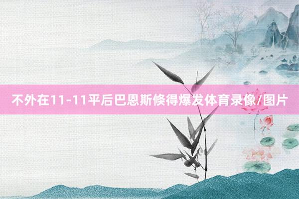 不外在11-11平后巴恩斯倏得爆发体育录像/图片