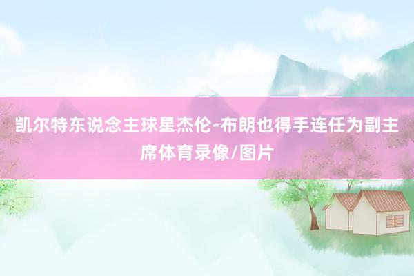 凯尔特东说念主球星杰伦-布朗也得手连任为副主席体育录像/图片
