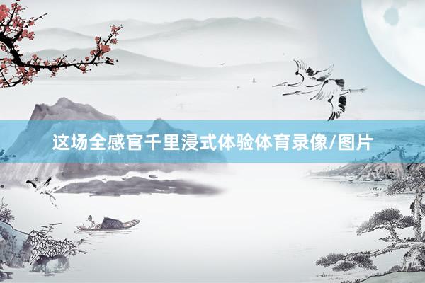 这场全感官千里浸式体验体育录像/图片