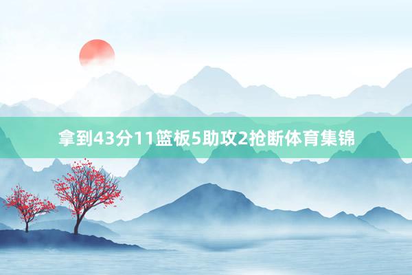 拿到43分11篮板5助攻2抢断体育集锦