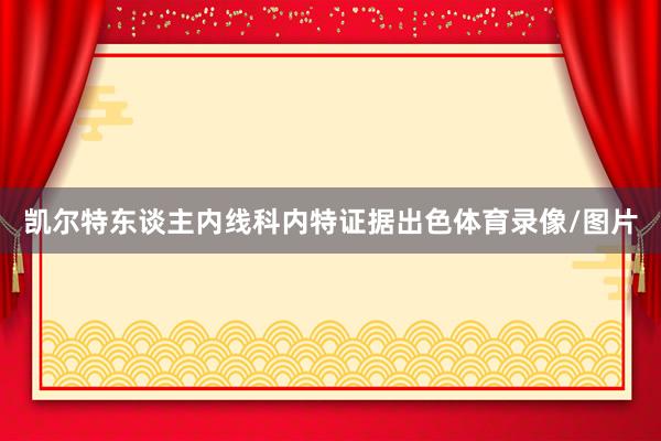 凯尔特东谈主内线科内特证据出色体育录像/图片
