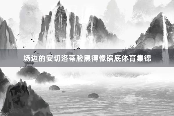 场边的安切洛蒂脸黑得像锅底体育集锦