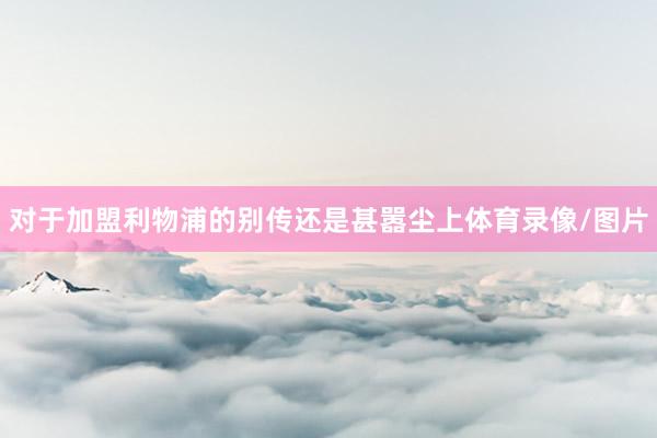 对于加盟利物浦的别传还是甚嚣尘上体育录像/图片