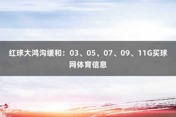 红球大鸿沟缓和：03、05、07、09、11G买球网体育信息