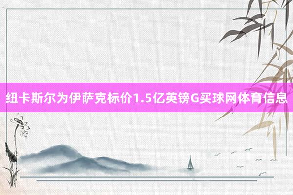 纽卡斯尔为伊萨克标价1.5亿英镑G买球网体育信息