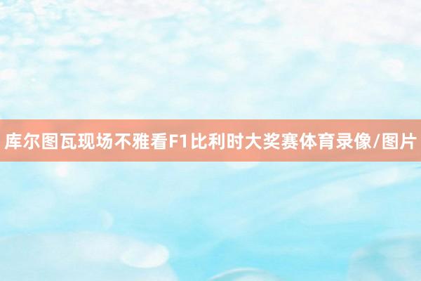 库尔图瓦现场不雅看F1比利时大奖赛体育录像/图片