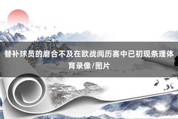 替补球员的磨合不及在欧战阅历赛中已初现条理体育录像/图片