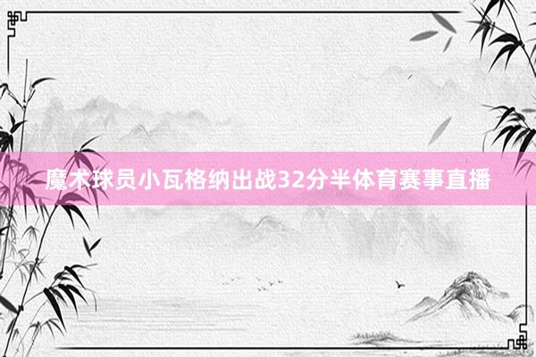魔术球员小瓦格纳出战32分半体育赛事直播