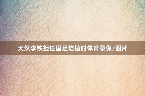天然李铁担任国足培植时体育录像/图片