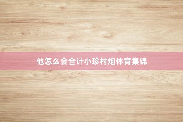 他怎么会合计小珍村炮体育集锦